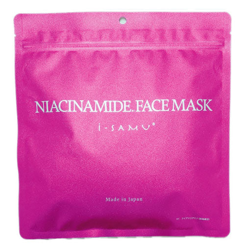【i-samu】フェイスマスク　30枚入り　ナイアシンアミド配合<6個セット＞