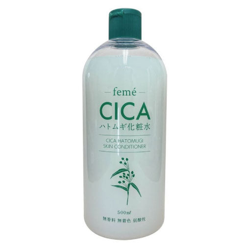 【i-samu】feme　CICA＆ハトムギ化粧水　500ml<6個セット＞
