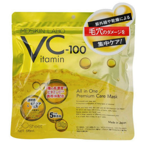 【MDSKIN LABO】VC-100プレミアムケアマスク　30枚入<6個セット＞