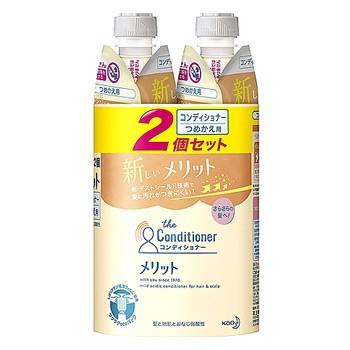 【メリット】シャンプー&コンディショナー 詰替えセット（各種2個組）<計8個セット(計16個)＞